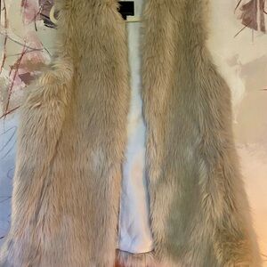 Banana Republic Faux Fur Vest